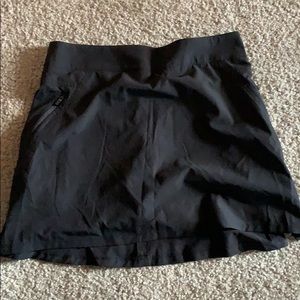Black athletic skort